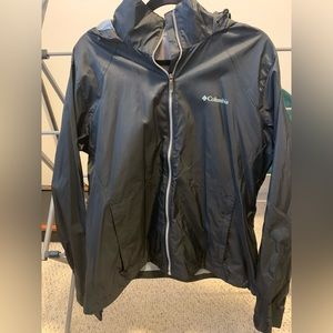 Columbia Women’s Switchback Rain Jacket. Black, Size XL
